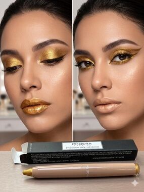 PHOERA Eyeshadow Stick & Lip Crayon - 110 Gold